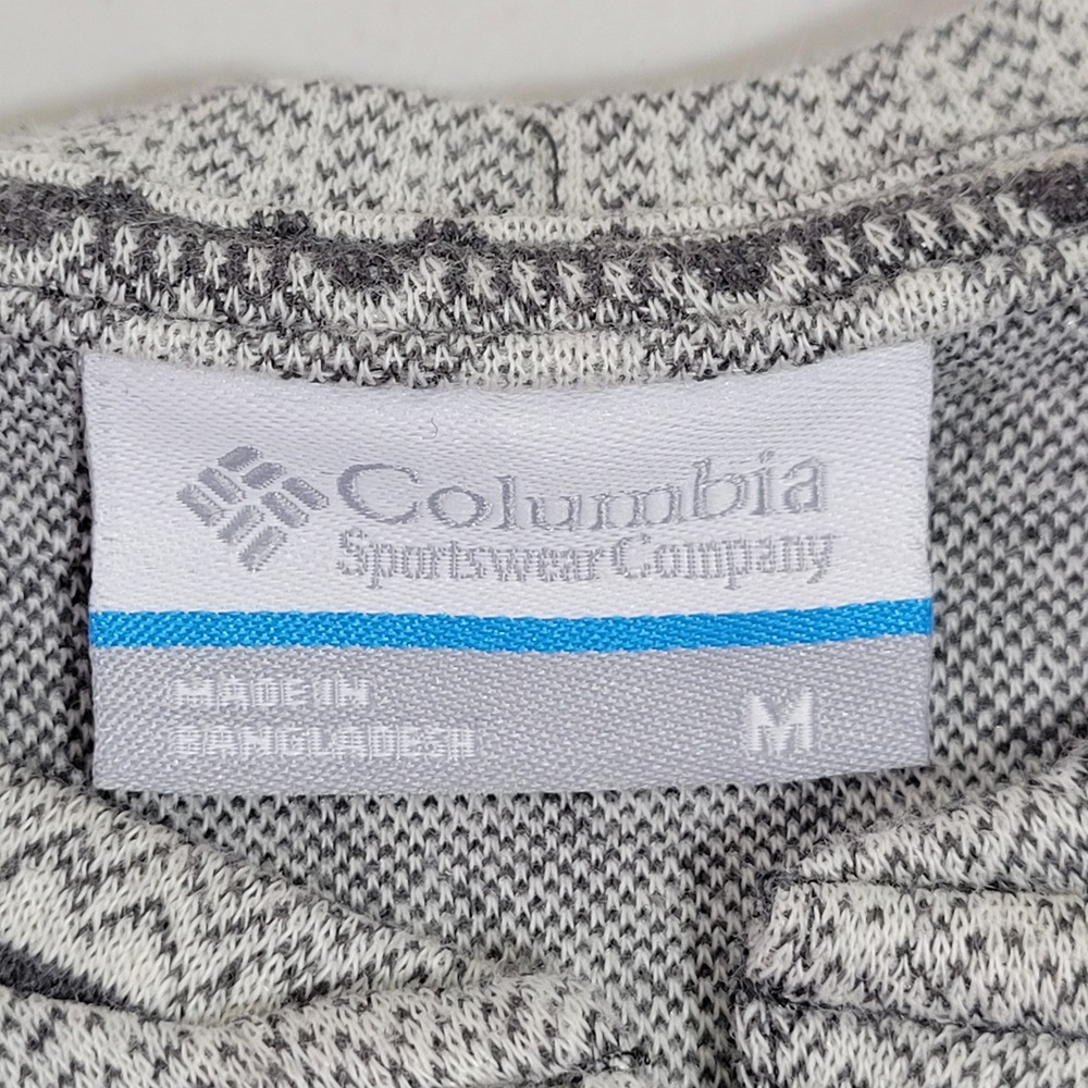 Columbia Women's Gray‎ Fair Isle Henley Long Sleeve Shirt Size Medium - Picture 4 of 10